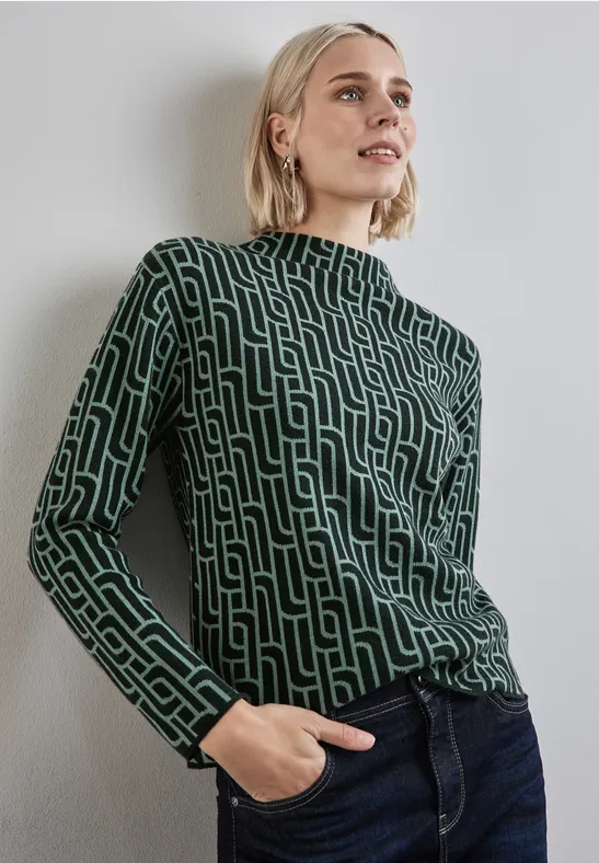 Street One Jaquard Sweater 