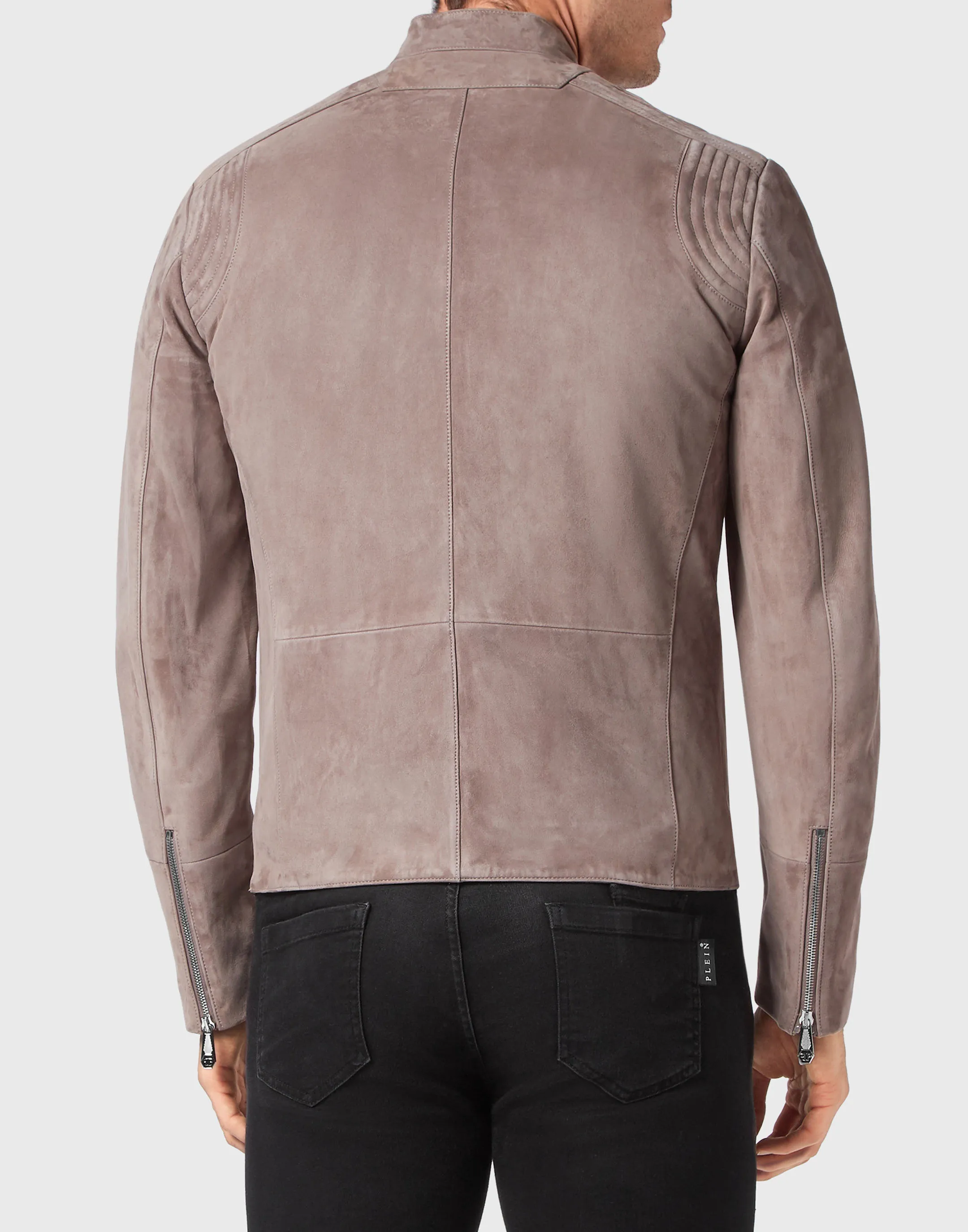 Suede Padded Jacket